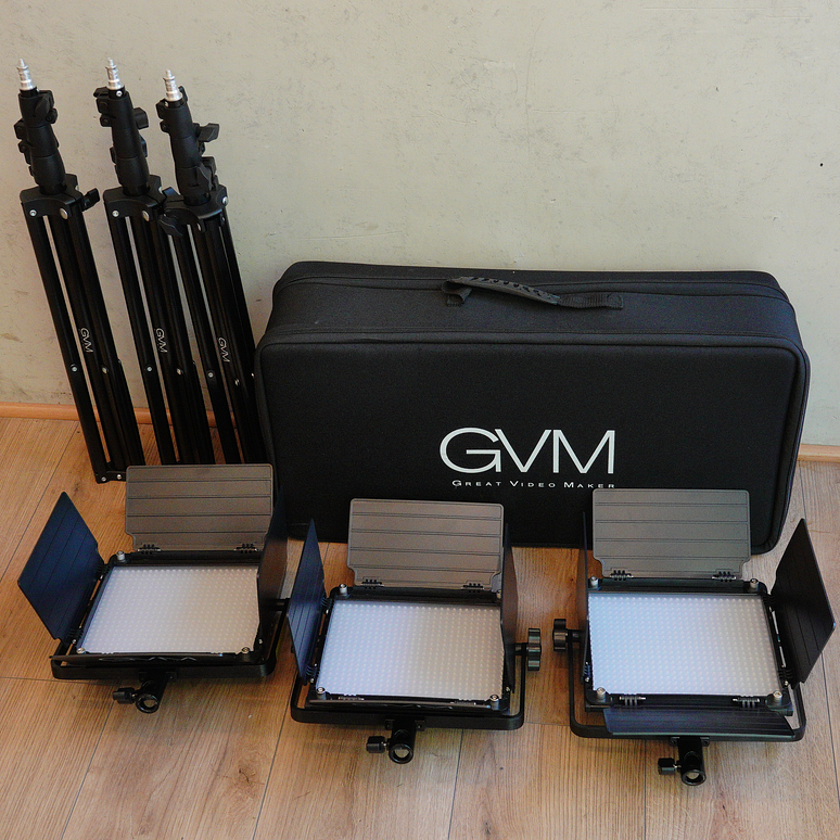 Panel de luz LED bicolor GVM 560AS (kit de 3 luces) - Usado 2