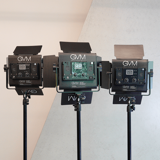 Panel de luz LED bicolor GVM 560AS (kit de 3 luces) - Usado 4