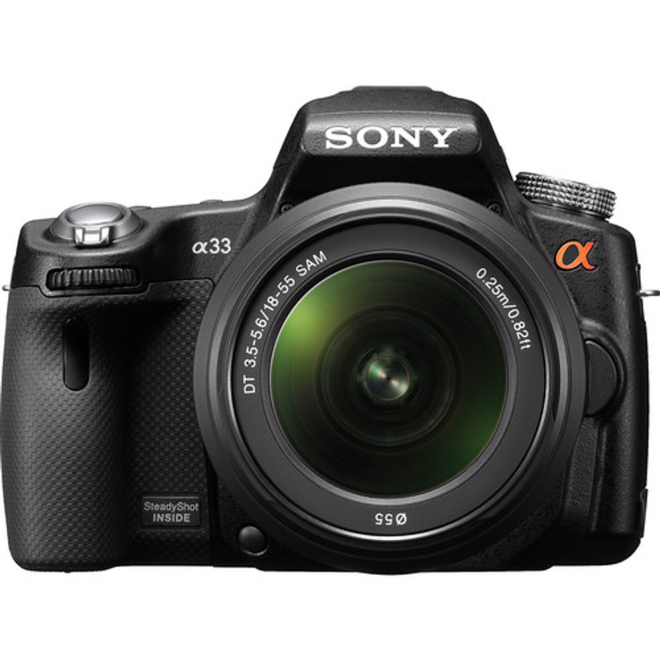 Sony Alpha DSLR-SLT-A33 con lente 18-55mm - Usado