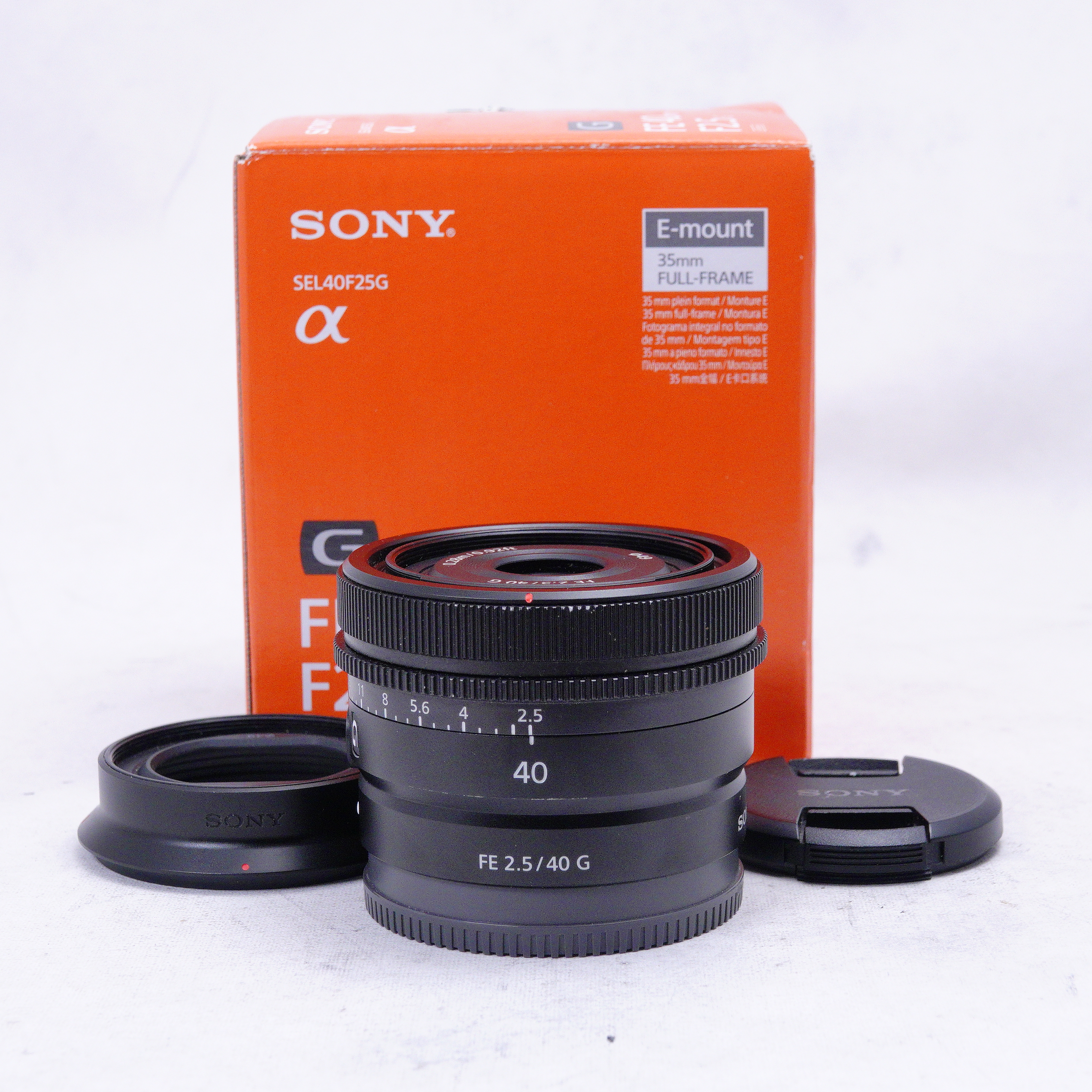 Lente Sony FE 40mm f2.5 G - Usado