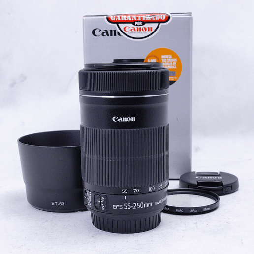 Lente Canon EF-S 55-250mm f4-5.6 IS STM - Usado 5