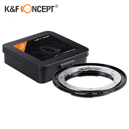 Adaptador K&F Concept Manual Nikon a Canon EOS - Usado