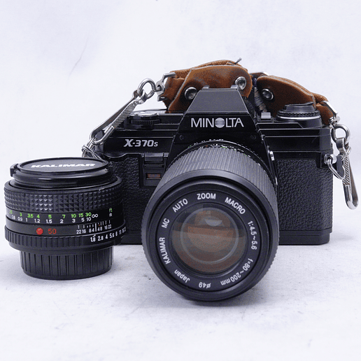 Minolta X-370s con  50mm 1.8 MD y Kalimar 80-200 F4.5-5.6 - Usado 1