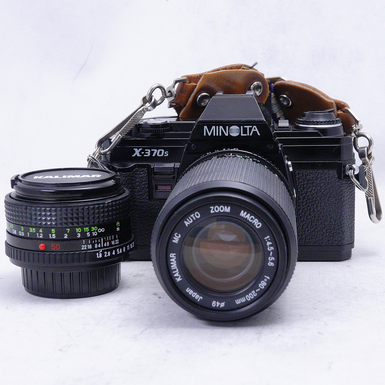Minolta X-370s con  50mm 1.8 MD y Kalimar 80-200 F4.5-5.6 - Usado 1