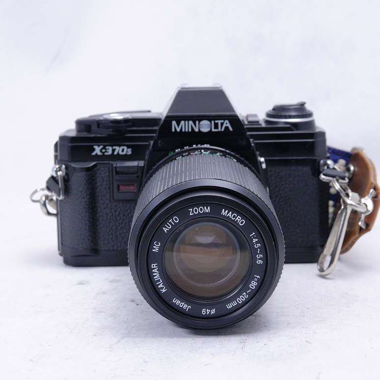 Minolta X-370s con  50mm 1.8 MD y Kalimar 80-200 F4.5-5.6 - Usado 2