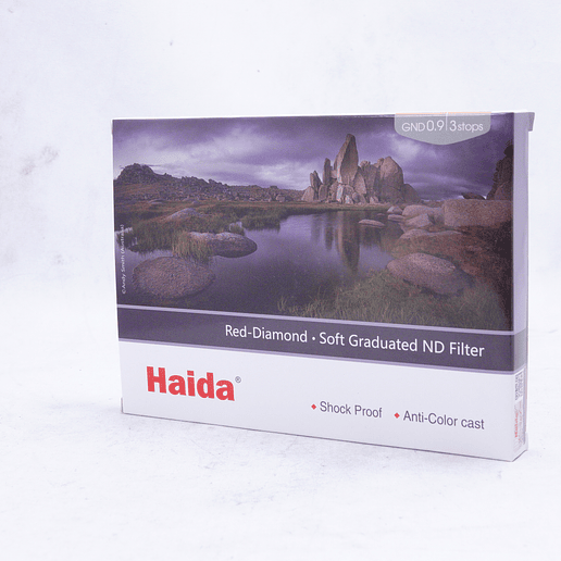 Filtro Haida 100x150mm Red Diamond Soft-Edge Graduated Neutral Density 0.9 (3-Stop) - Usado 3