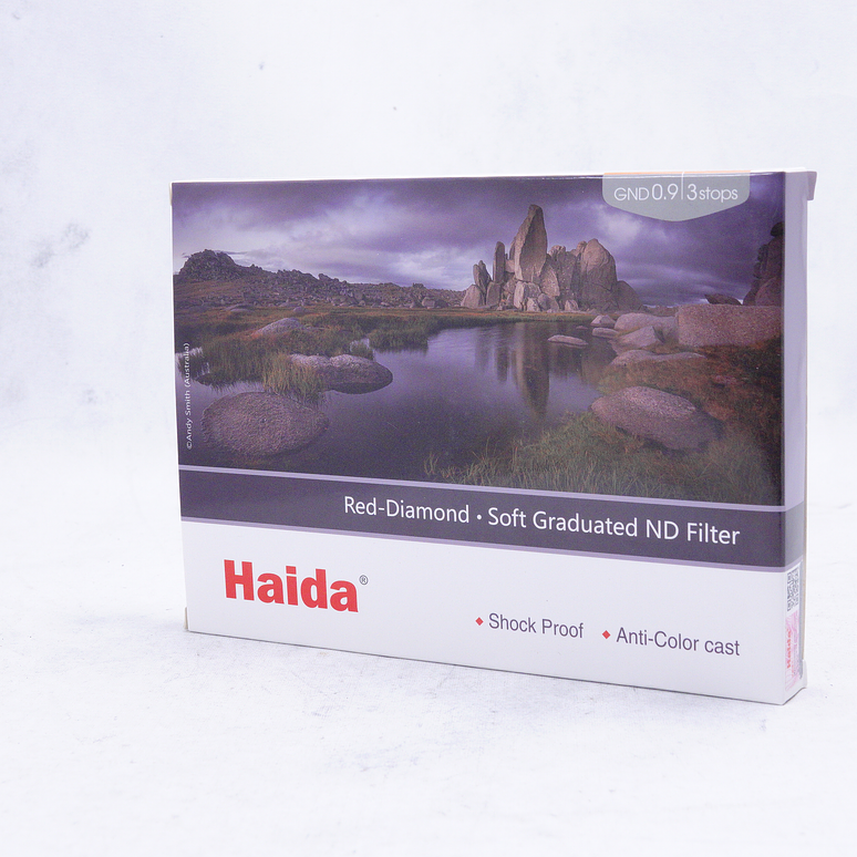 Filtro Haida 100x150mm Red Diamond Soft-Edge Graduated Neutral Density 0.9 (3-Stop) - Usado 3