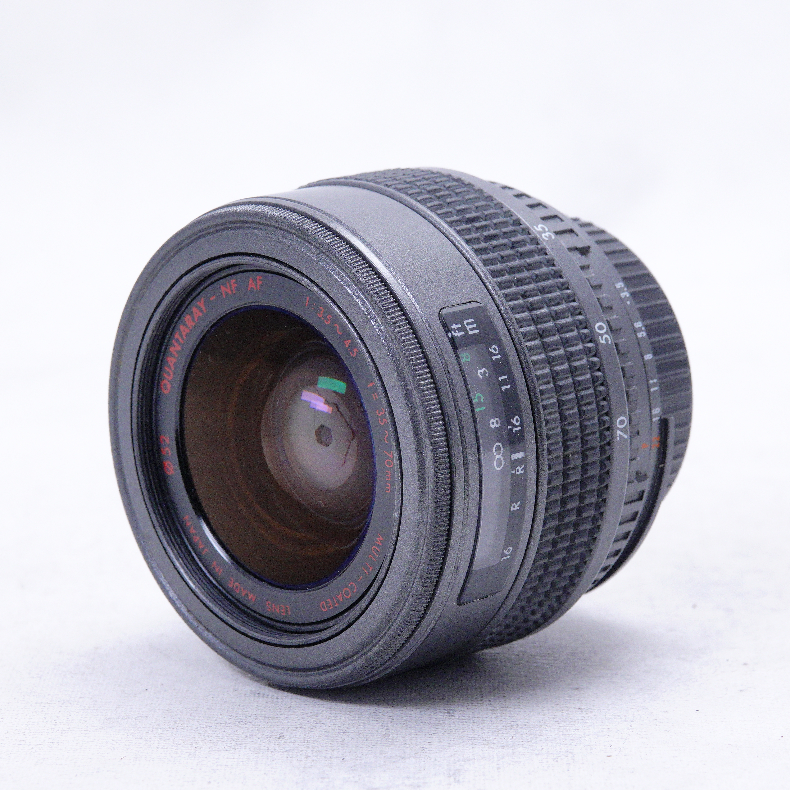  Zoom Quantaray NF AF 35-70mm f3.5-4.5 Multi Coated (Nikon F) - Usado