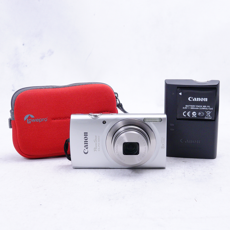 Canon PowerShot ELPH 180 Digital Camera (Silver) - Usado 10