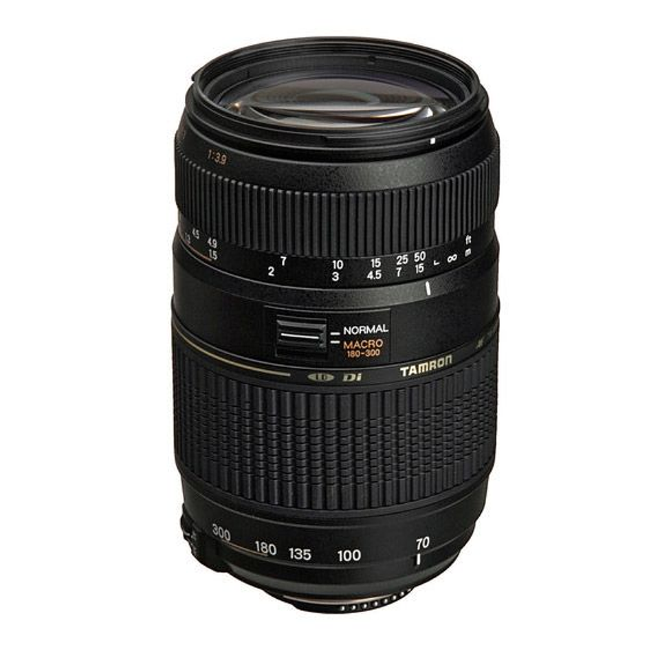 Tamron 70-300mm f / 4-5.6 Di LD Macro Enfoque automático (Nikon F) - Usado