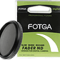 Filtro 52mm Fotga Slim Fader Variable Ajustable ND2 a ND400 - Usado - Miniatura 1