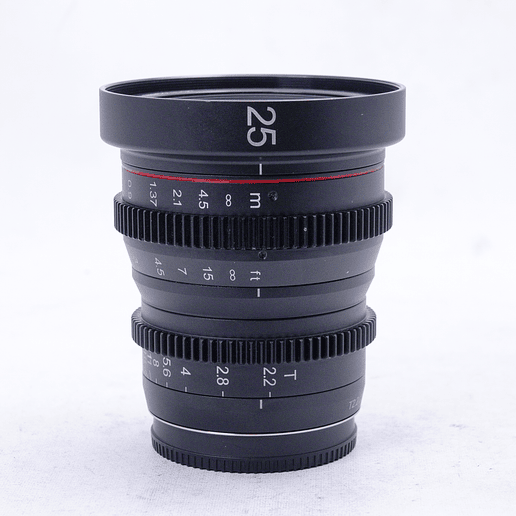 Meike 25mm T2.2 Manual Focus Cinema Lens (M4/3 Mount) - Usado 2