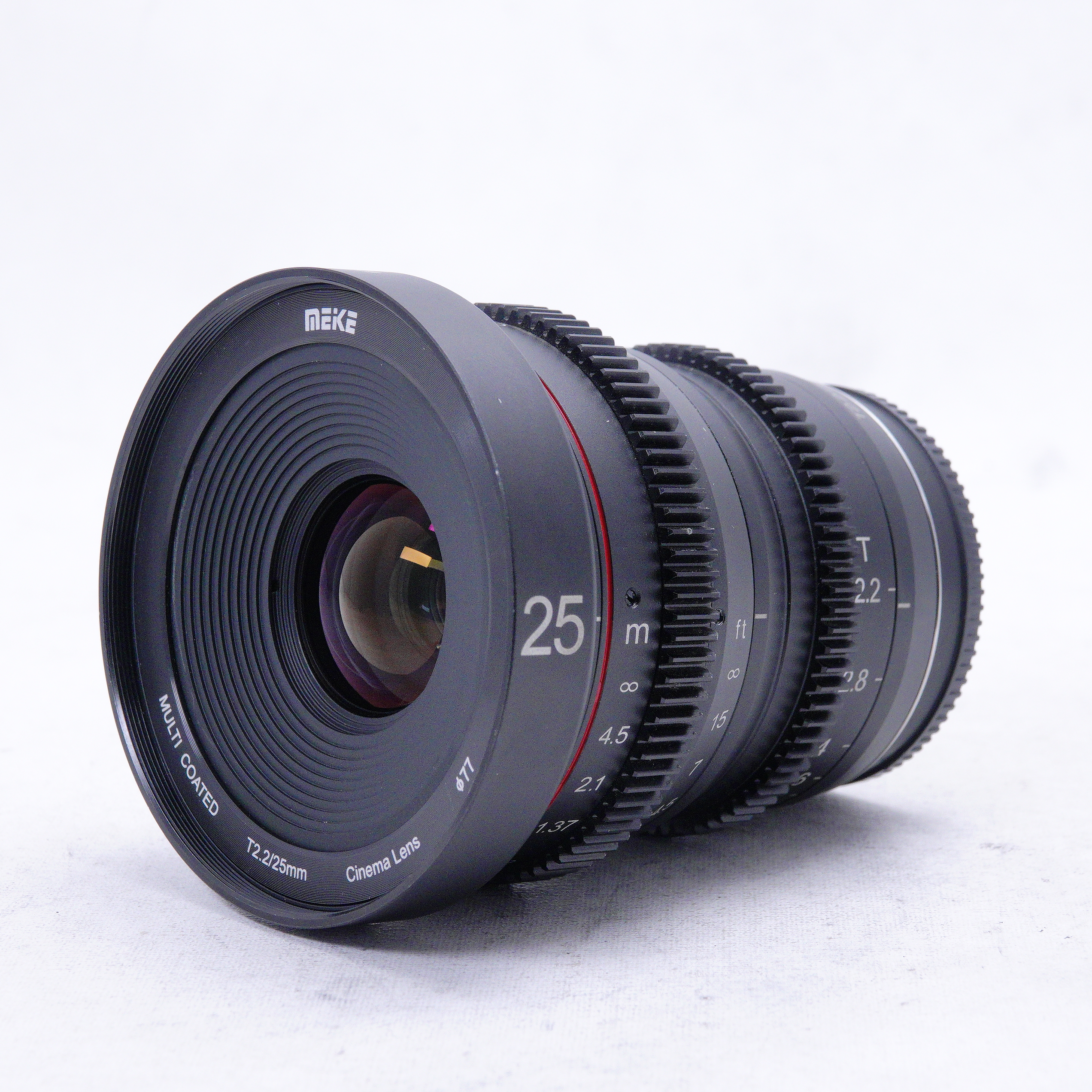 Meike 25mm T2.2 Manual Focus Cinema Lens (M4/3 Mount) - Usado