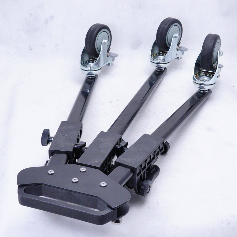 Weifeng W-601 Dolly Ruedas Compatibles Con Trípodes Patas Redondas o Doble Clavo - Usado 4