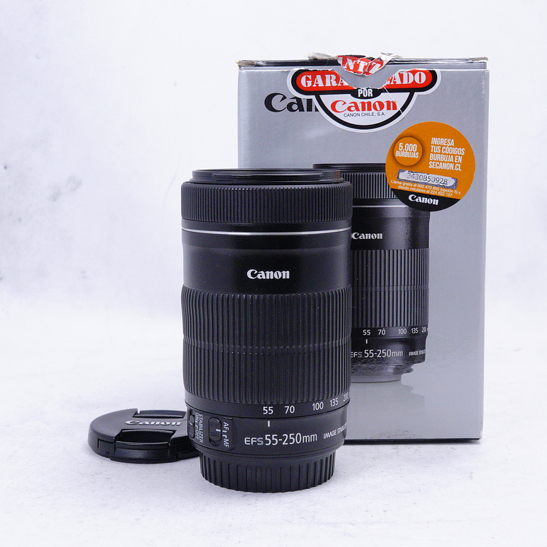 Lente Canon EF-S 55-250mm f4-5.6 IS STM - Usado 5