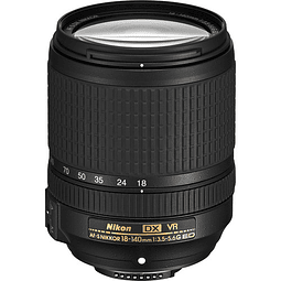 Lente Nikon AF-S DX NIKKOR 18-140mm f/3.5-5.6G ED VR - Usado