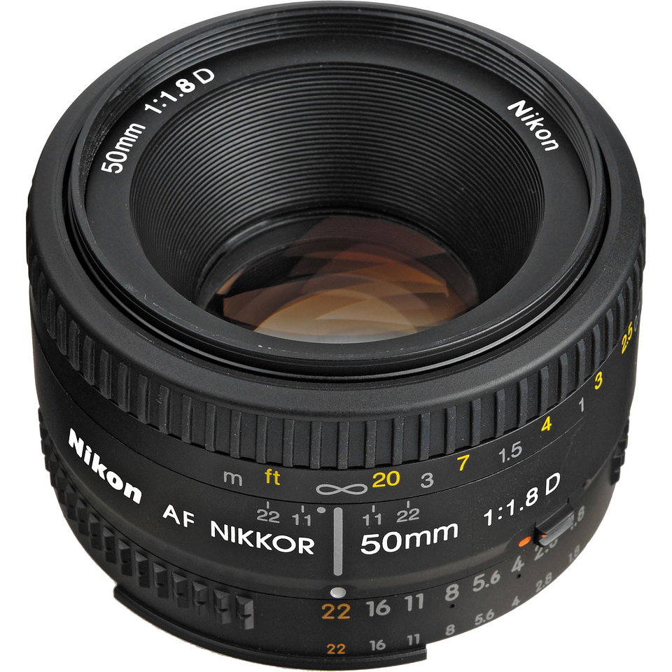 Nikon AF NIKKOR 50mm f/1.8D - Usado