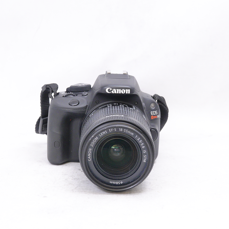 Canon EOS Rebel SL1 DSLR Camera with 18-55mm Lens (Black) - Usado  2