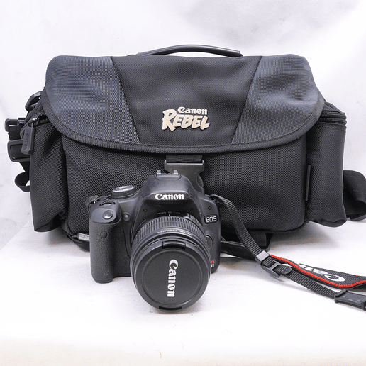 cámara réflex digital Canon EOS Rebel T1i  con lente EF-S 18-55mm f/3.5-5.6 IS - Usado 6