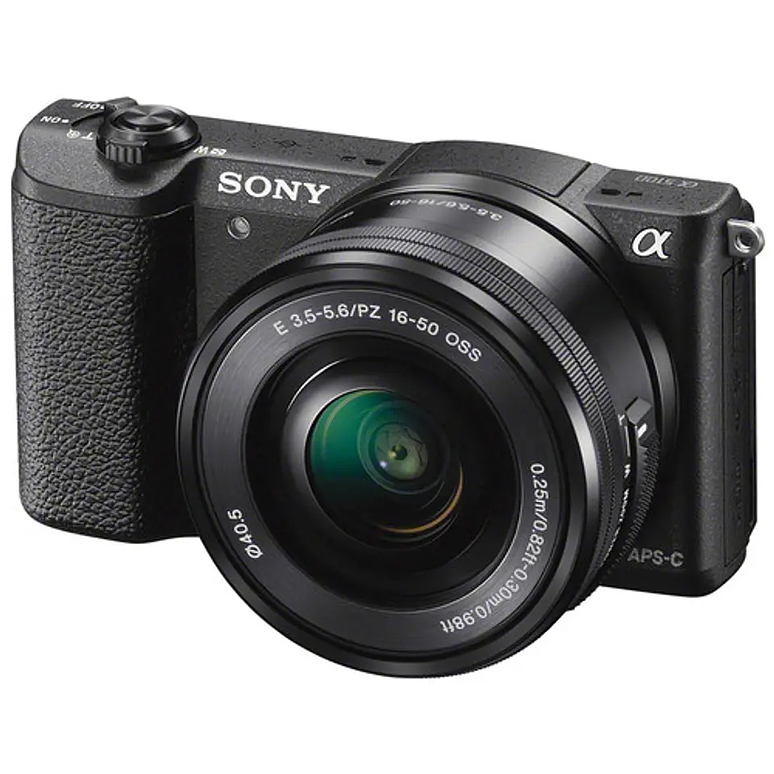 Sony Alpha a5100 (negra) con lente kit- Usada 1