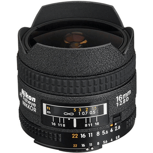 Nikon AF Fisheye 16mm 2.8 D - Usado 1