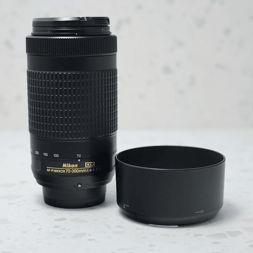 Nikon 70-300mm 4.5 - 6.3 AF-P - usado 6