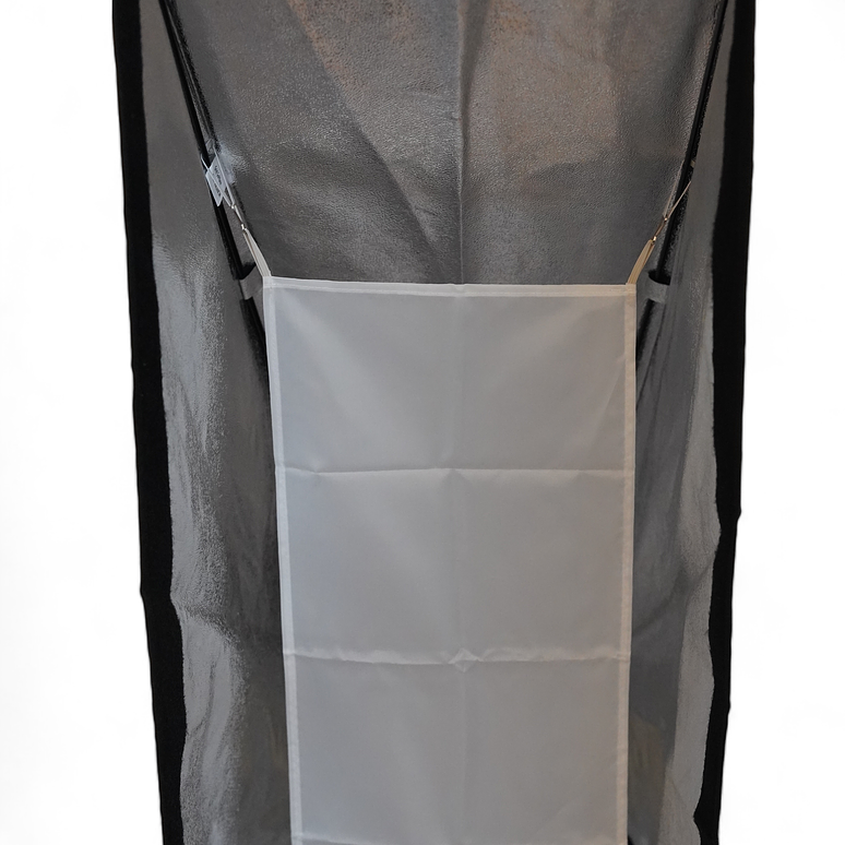 Softbox rectangular Brombergfoto con montura bowens y panel difusor - Usado 3