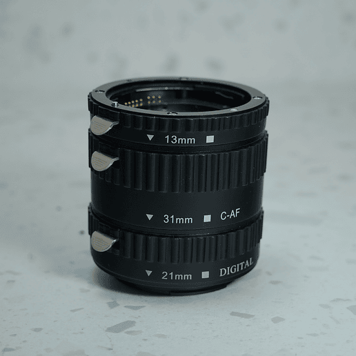 Pack tubos de extensión 13mm - 21mm Digital - 31 mm C-AF para Canon - Usado 1