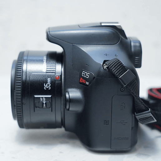 Canon T6 más Lente Yongnuo 35mm - Usado 3