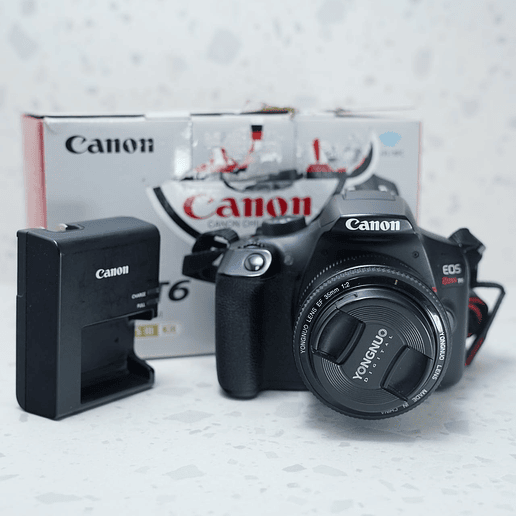 Canon T6 más Lente Yongnuo 35mm - Usado 7