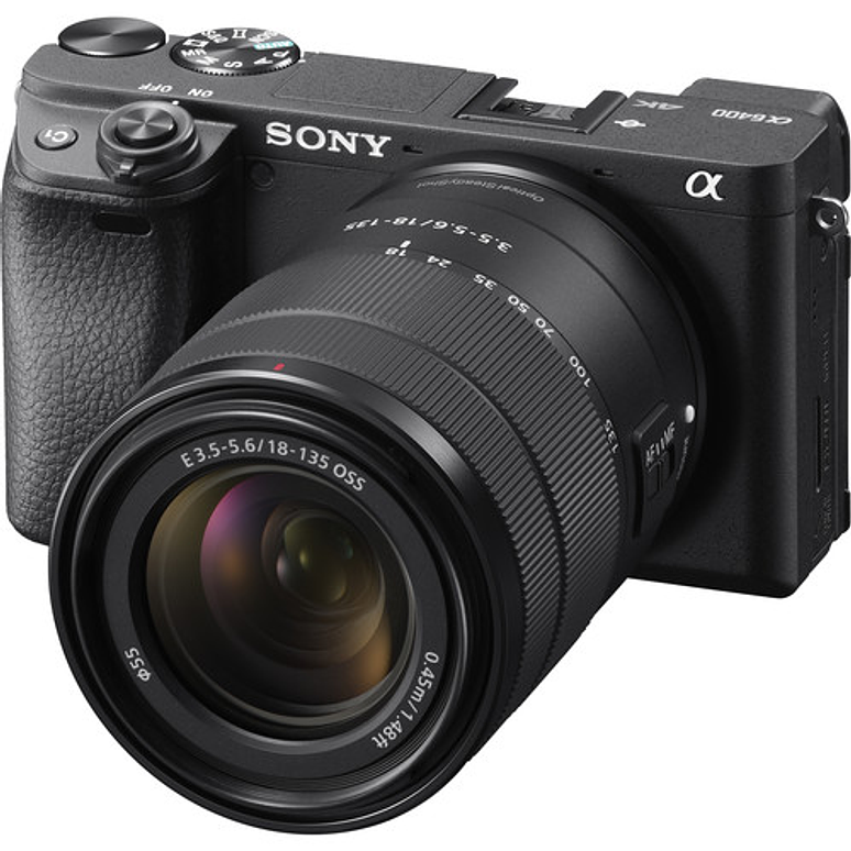 Sony a6400 con lente 18-135mm y accesorios - Usado 1