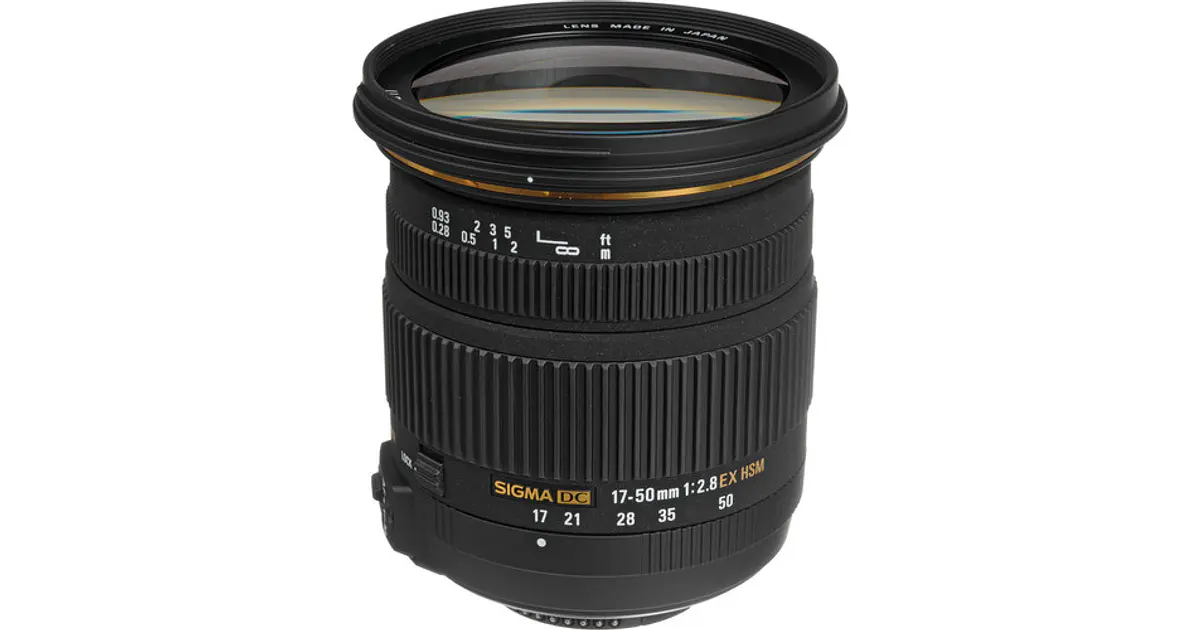 Sigma 17-50mm f/2.8 EX DC para Canon EF - USADO