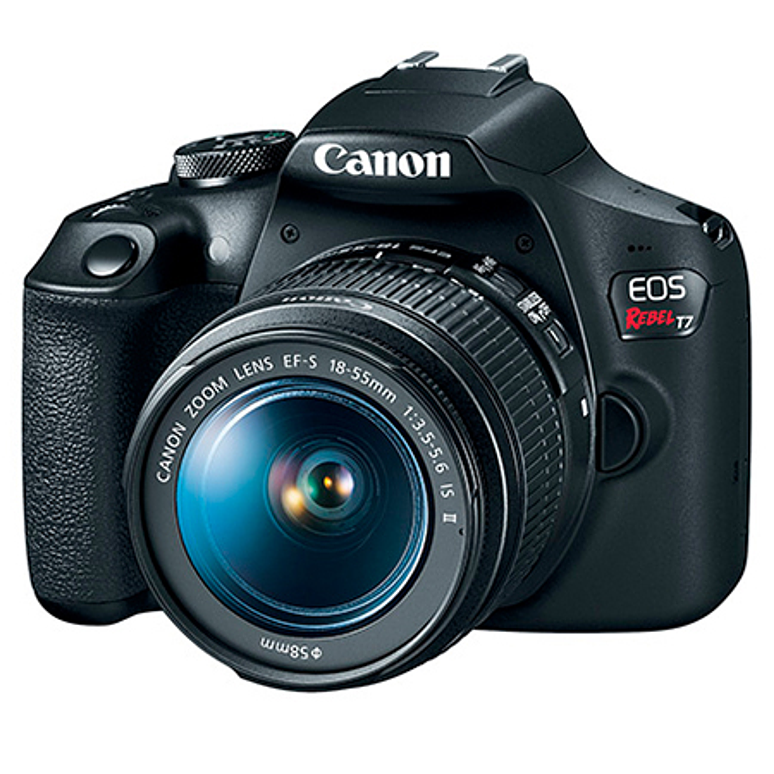  Canon Rebel T7 con lente de 18-55 mm más accesorios - Usado 1