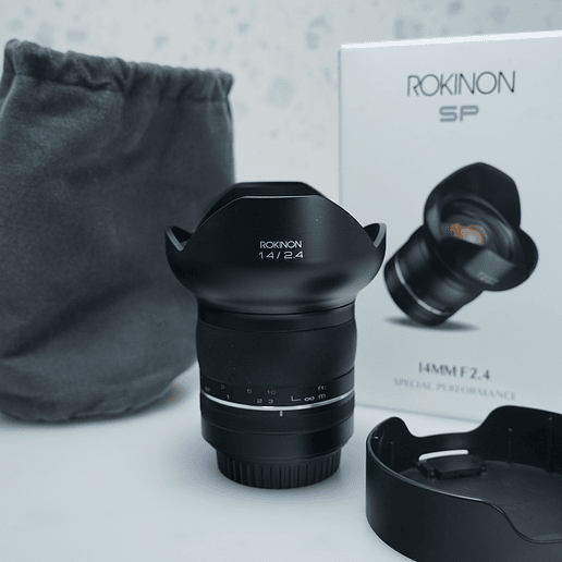 Lente Rokinon SP 14mm f/2.4 para Canon - Usado 5