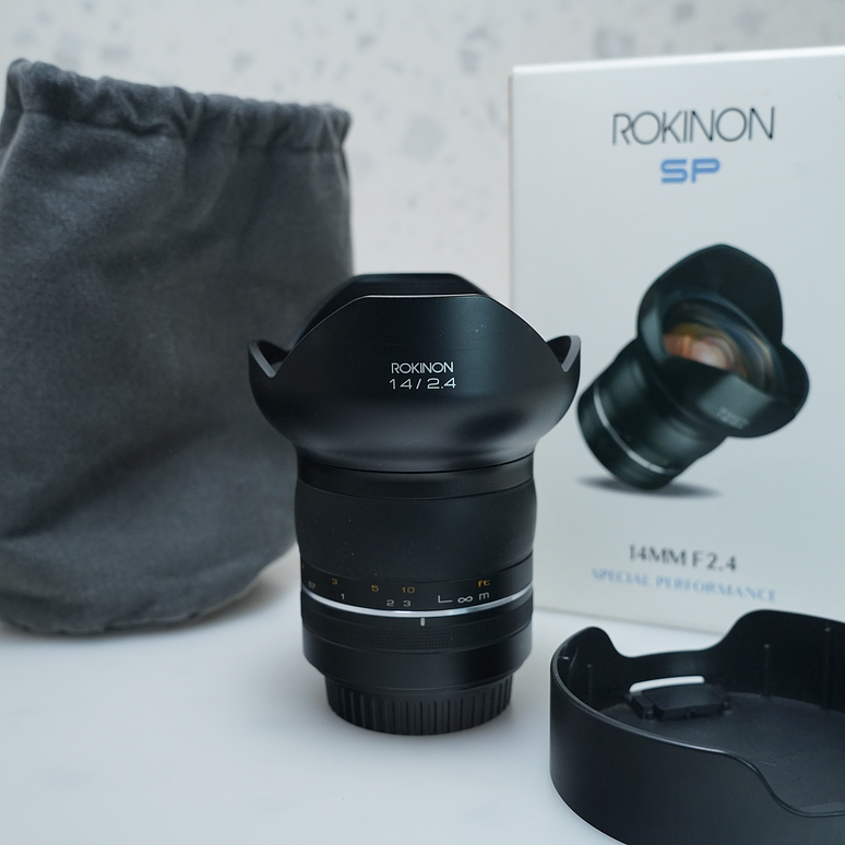 Lente Rokinon SP 14mm f/2.4 para Canon - Usado 5
