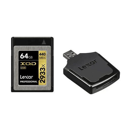 Lexar Professional 2933x - Tarjeta XQD de 64 GB con Pro XQD2 USB3 - USADOS 1