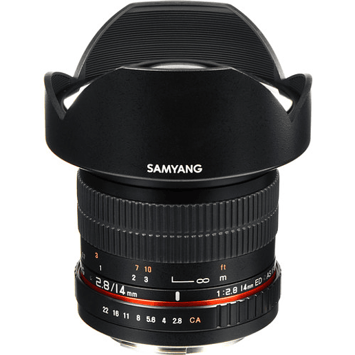 Samyang 14mm f/2.8 ED AS IF UMC para Canon EF 1