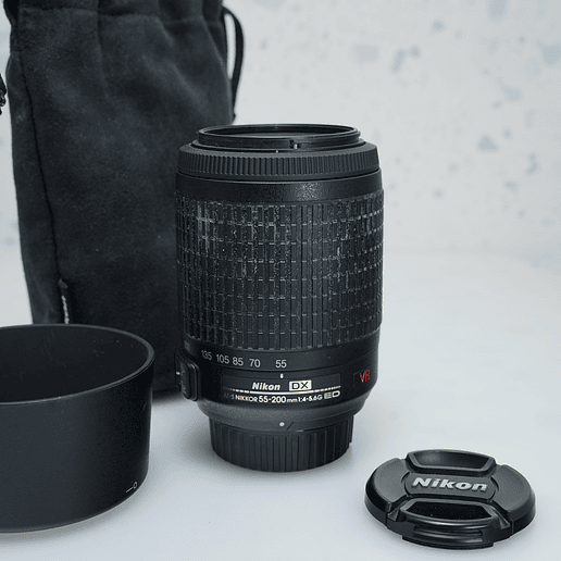 Nikon AF-S DX VR Zoom-NIKKOR 55-200mm f/4-5.6G IF-ED - USADO 2