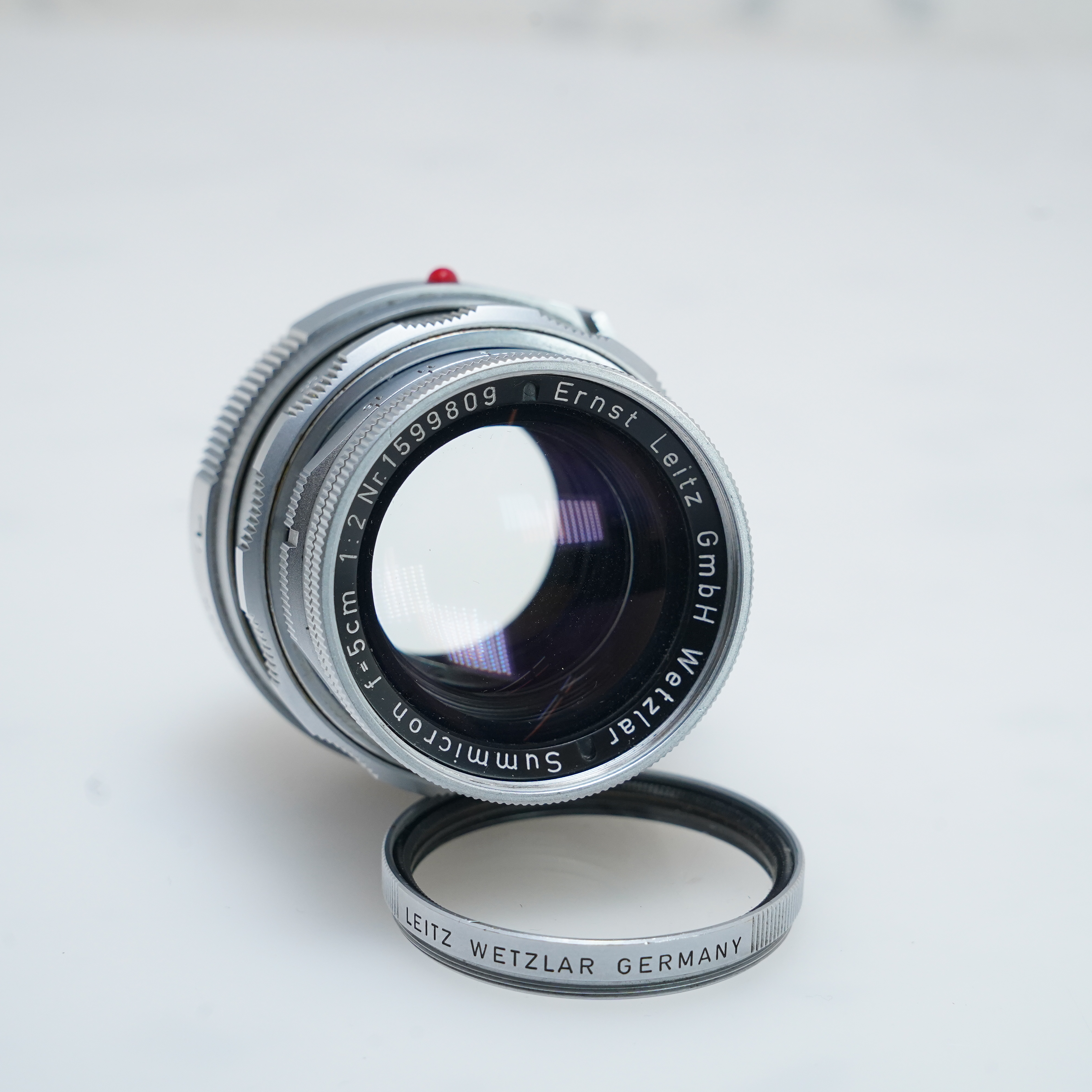 Leica Leitz Wetzlar Summicron 50mm F2 f/2 DR Dual Range con Lentes (Leica M) - USADO