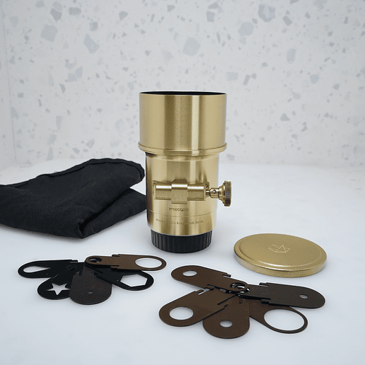 Lomography Petzval 85mm f/2.2 para Nikon F (latón) - USED 3