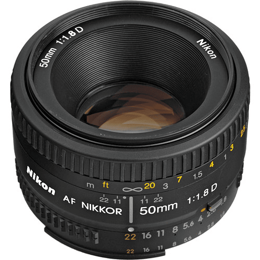 Nikon AF NIKKOR 50mm f/1.8D - USADO 1