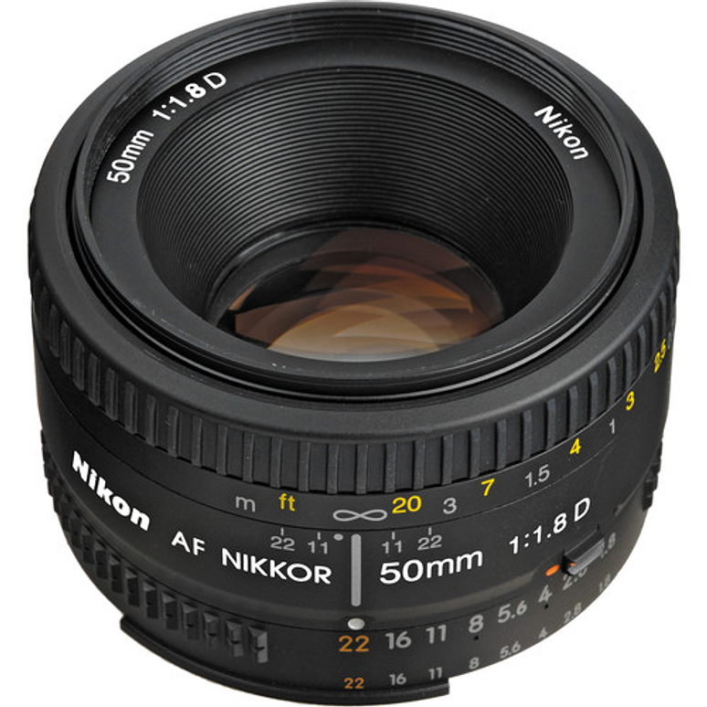 Nikon AF NIKKOR 50mm f/1.8D - USADO 1