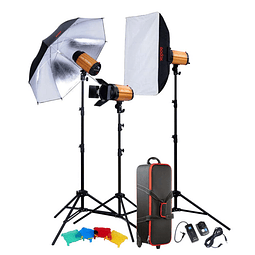 Kit luces Godox 300sdi para estudio - USADO