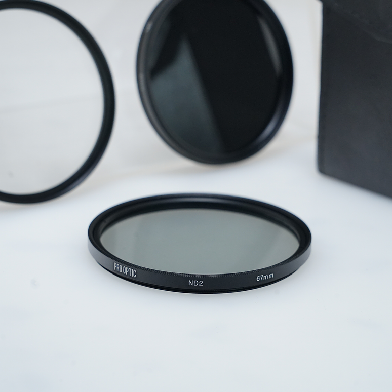 Pack de filtros Pro Optic CPL, UV y ND2 67MM - Usado 3