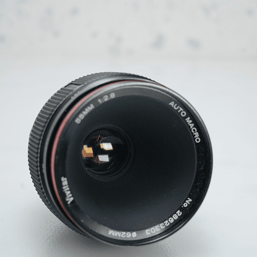 Vivitar 55mm 2.8 macro  + adaptador M42-FX - USADO 3