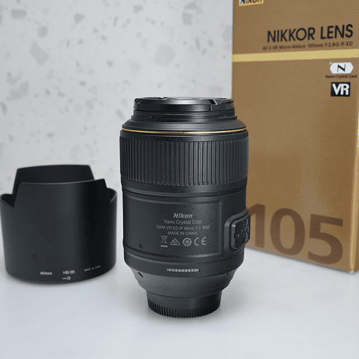 Nikon AF-S VR Micro-NIKKOR 105mm f/2.8G IF-ED - USADO 3
