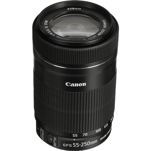 Canon EF-S 55-250mm f/4-5.6 IS STM - USADO 1