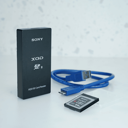 Sony XQD SDXC II + Memoria XQD Sony 64gb 3
