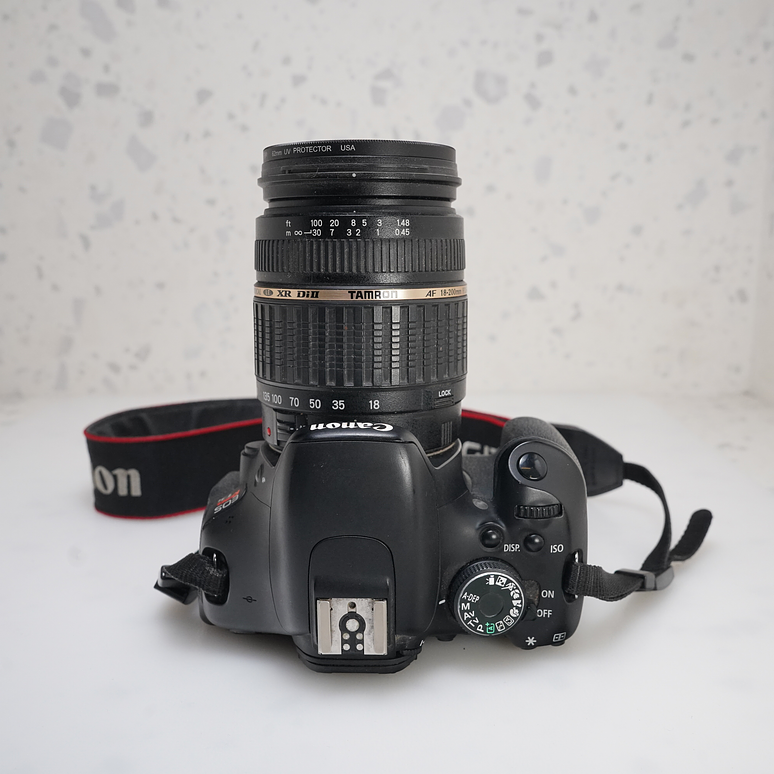 Canon EOS Rebel T3i + Tamron 18-200mm - USADO  6