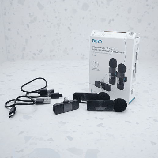 Microfono BOYA BY-V2 (2,4 GHz) - USADO 2